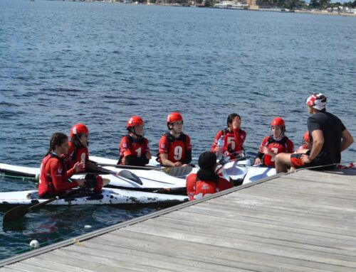 Cuartas y quintos en el arranque de las Liga Nacional de Kayak Polo