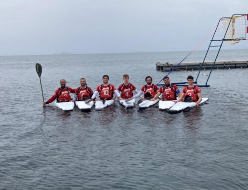 Segundas y cuartos en el segundo torneo de primera de kayak polo.